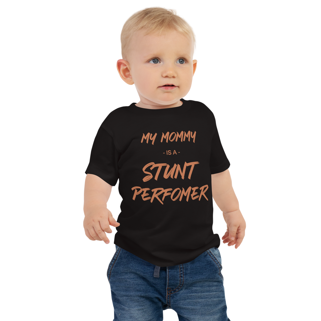 Short Sleeve Baby Tee "MOM"