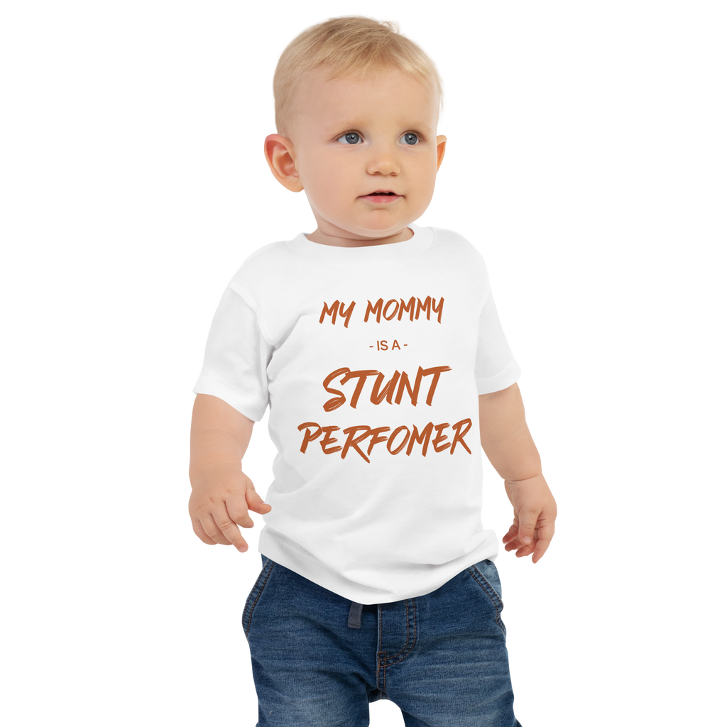 Short Sleeve Baby Tee "MOM"
