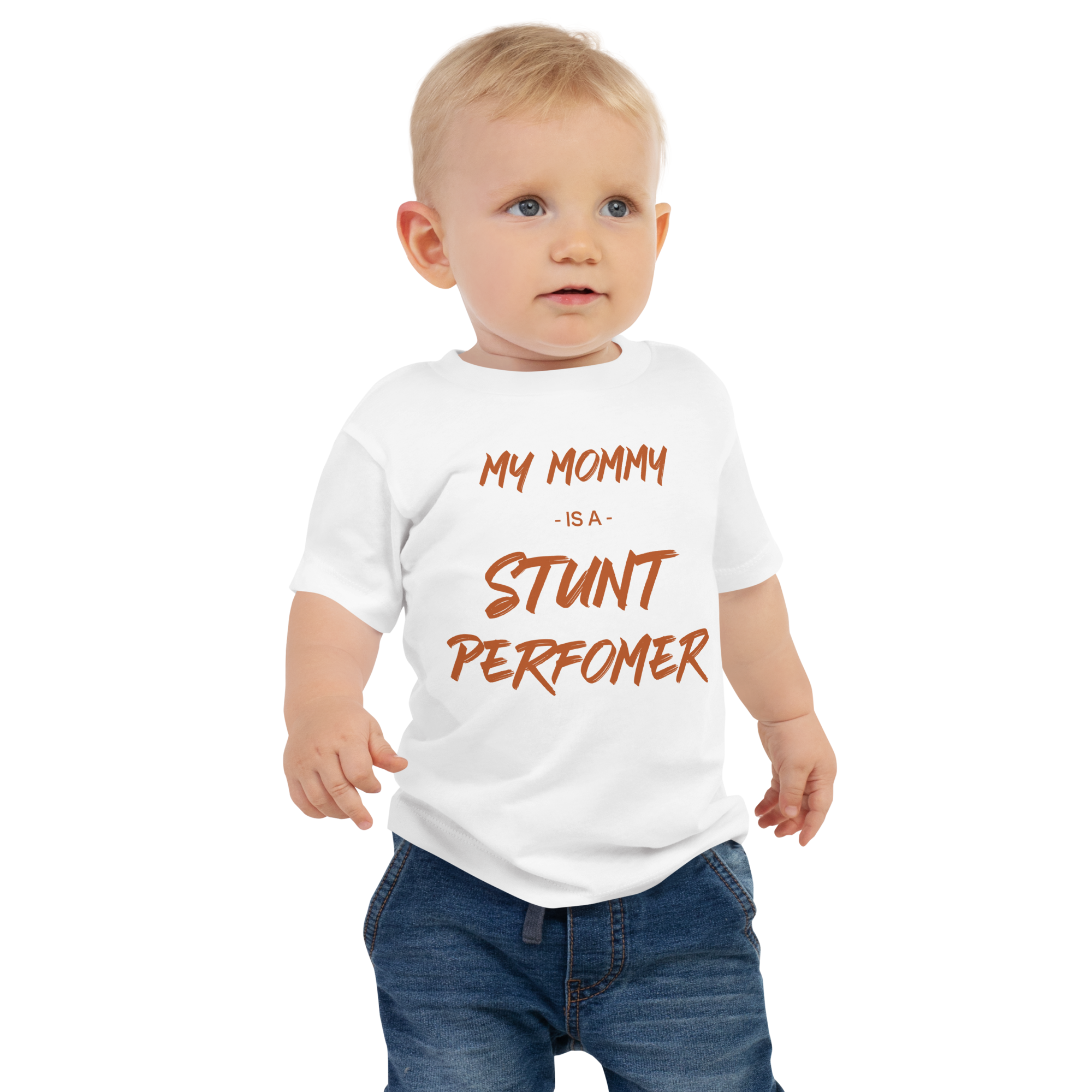Short Sleeve Baby Tee "MOM"
